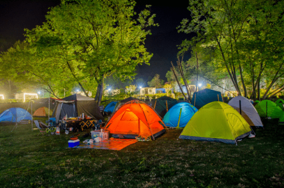 宁波露营,超出片的三大初夏露营地,感受精致的"野奢"露营方式