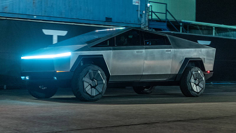 战果初显特斯拉cybertruck预定量突破100万辆