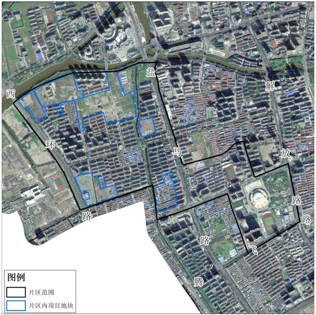 7,盐城市亭湖区文峰街道成片开发片区分布影像图