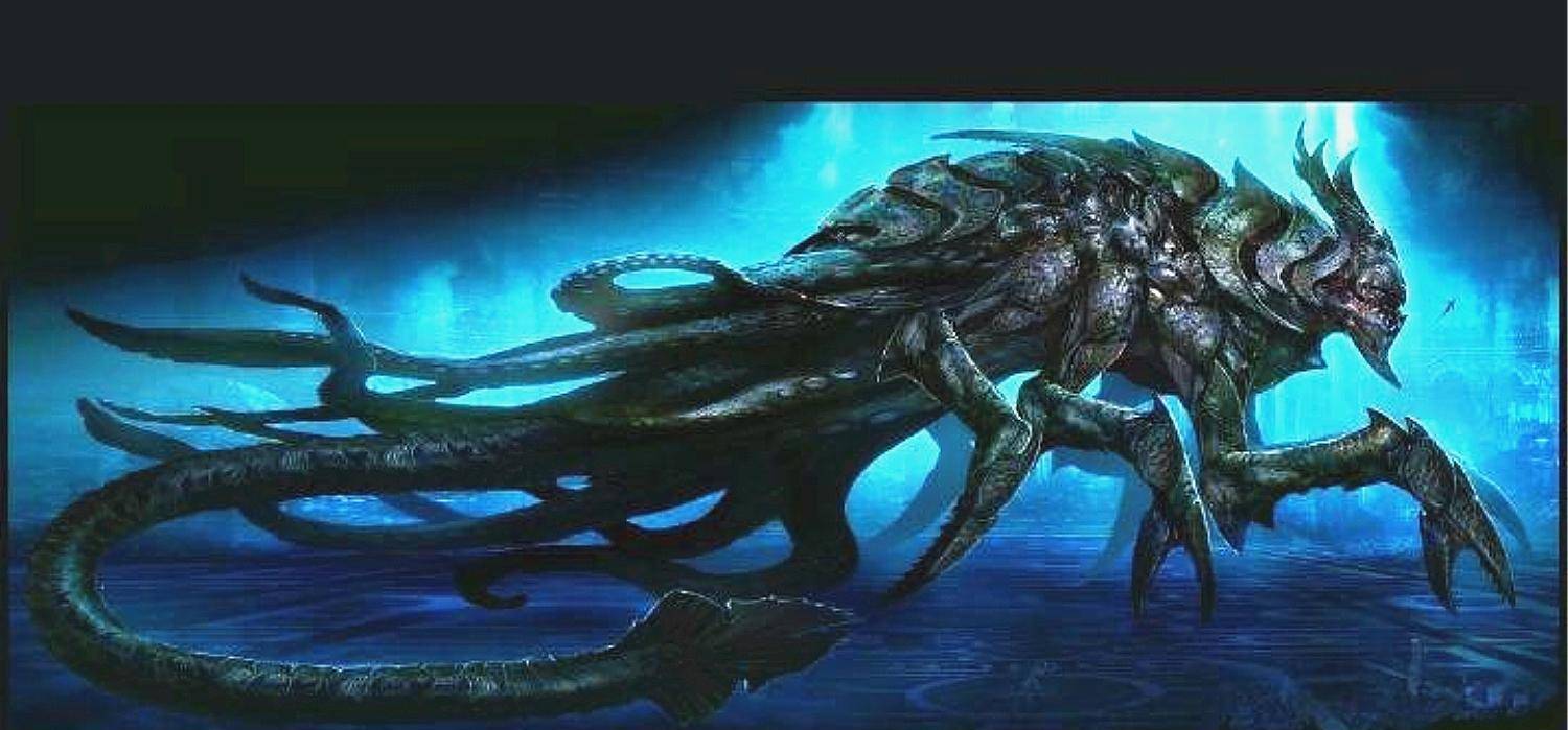 原创《深海异兽》超大克苏鲁怪物造型曝光,导演:我们比哥斯拉还大