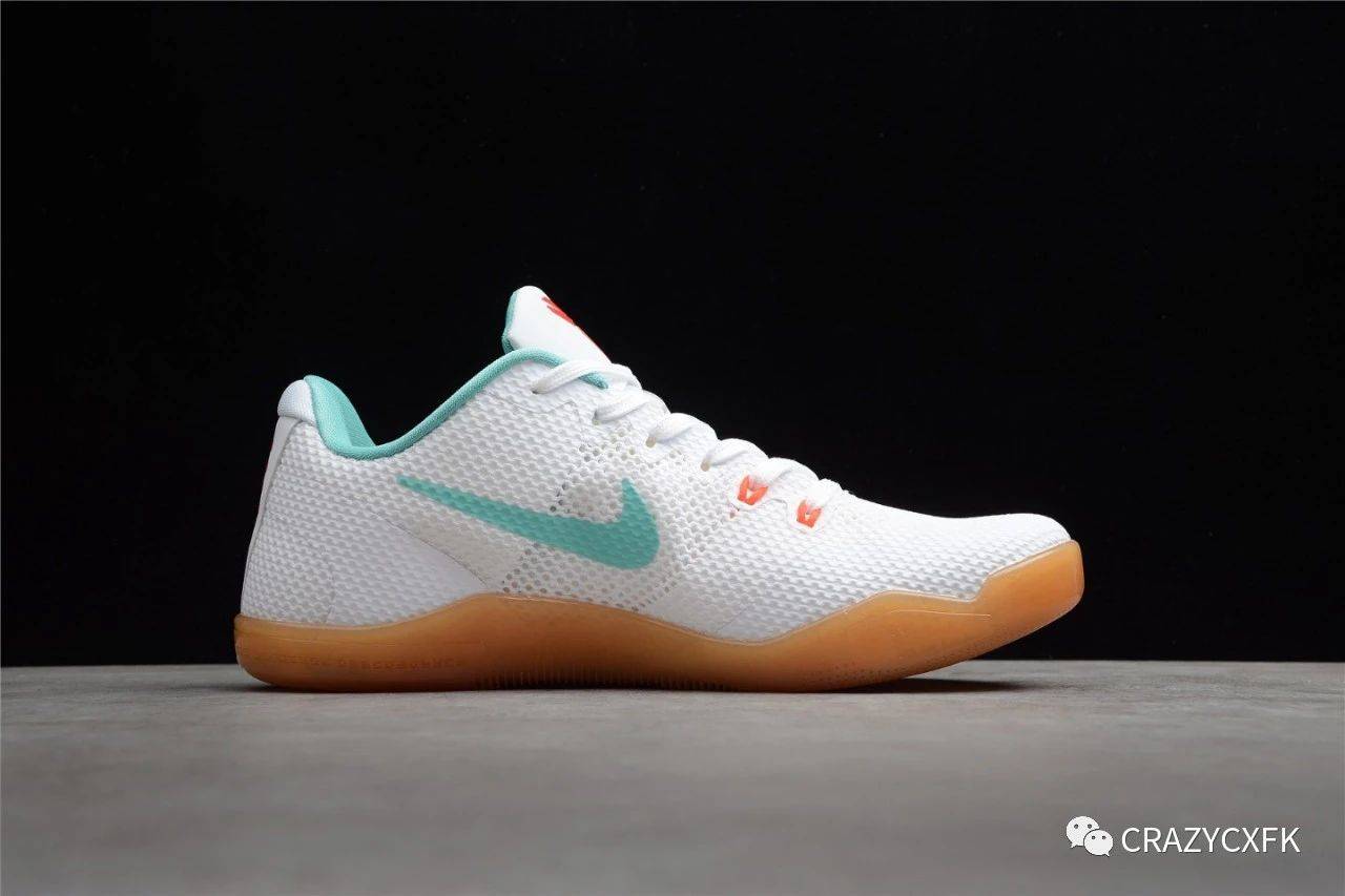 耐克nike zoom 科比 kobe 11 low summer pack 低帮白