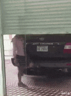 搞笑gif:姑娘,你是这条街最靓的妹!