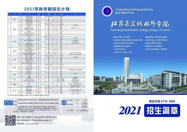 2021年江苏省盐城技师学院分数线录取分数线