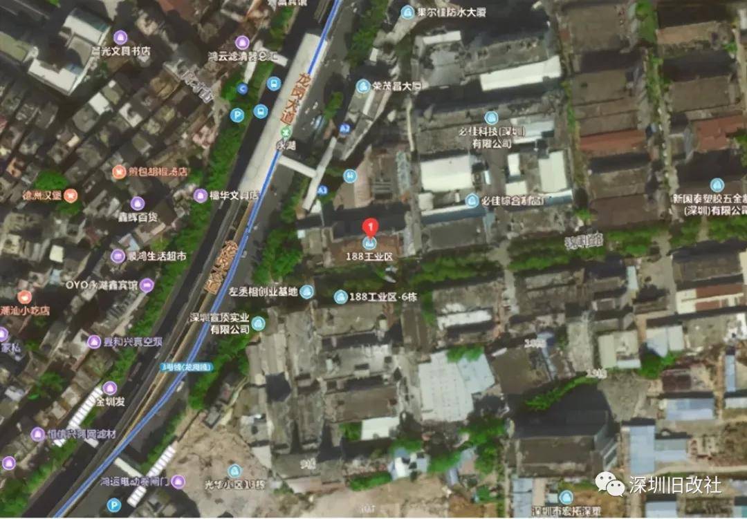 龙岗区-园山街道188工业区城市更新旧改_深圳市