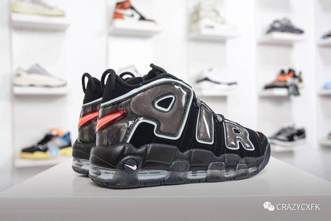 皮蓬大air黑蓝撕纸nikeairmoreuptempo96maximumvolume篮球鞋