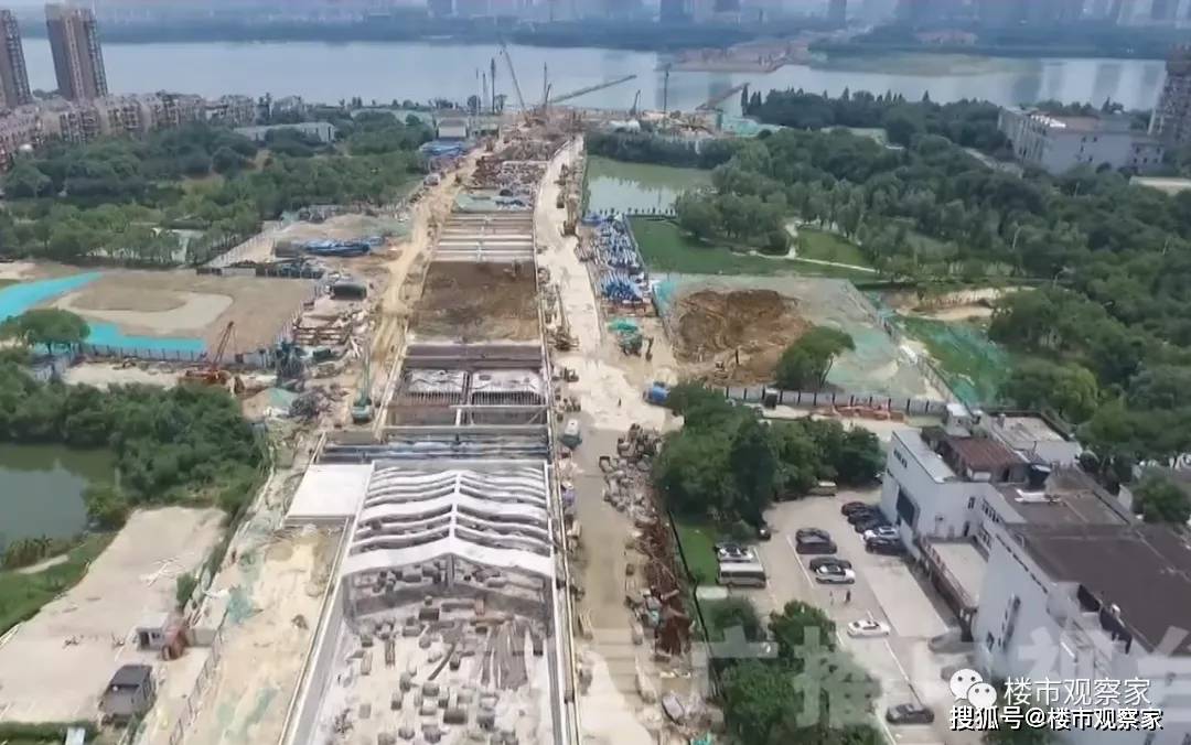 原创南昌艾溪湖隧道预计今年年底通车,九州高架2022年年底主线高架