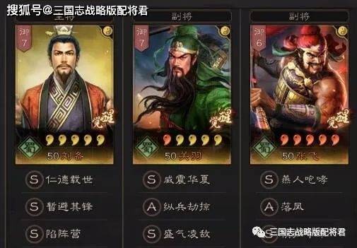 三国志战略版7大t0阵容,最强势搭配,千万战功队伍!