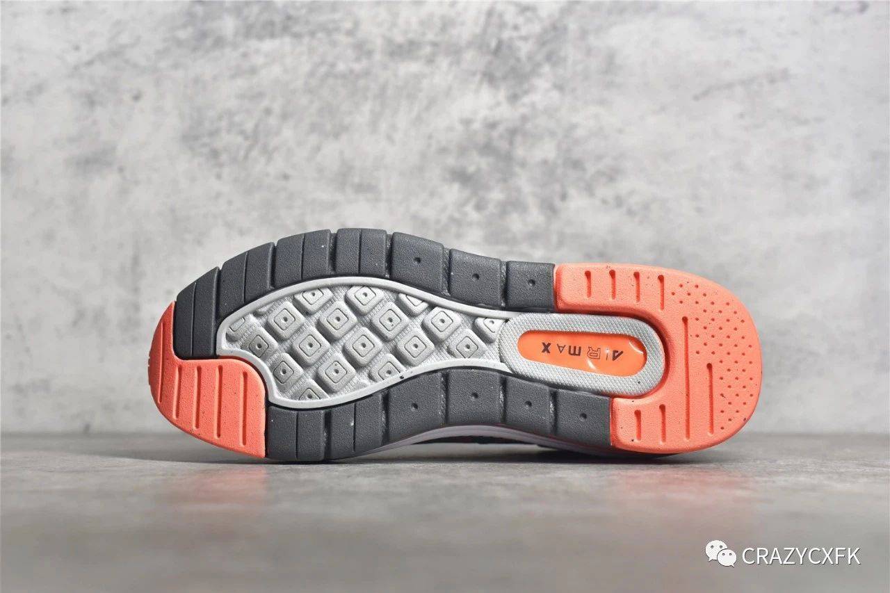 耐克 灰橙全掌气垫 nike air max genome 跑鞋评测