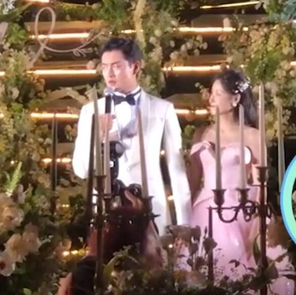 原创王彦霖婚礼誓言超感人:新娘就是新的娘,艾佳妮动情现"望夫眼"