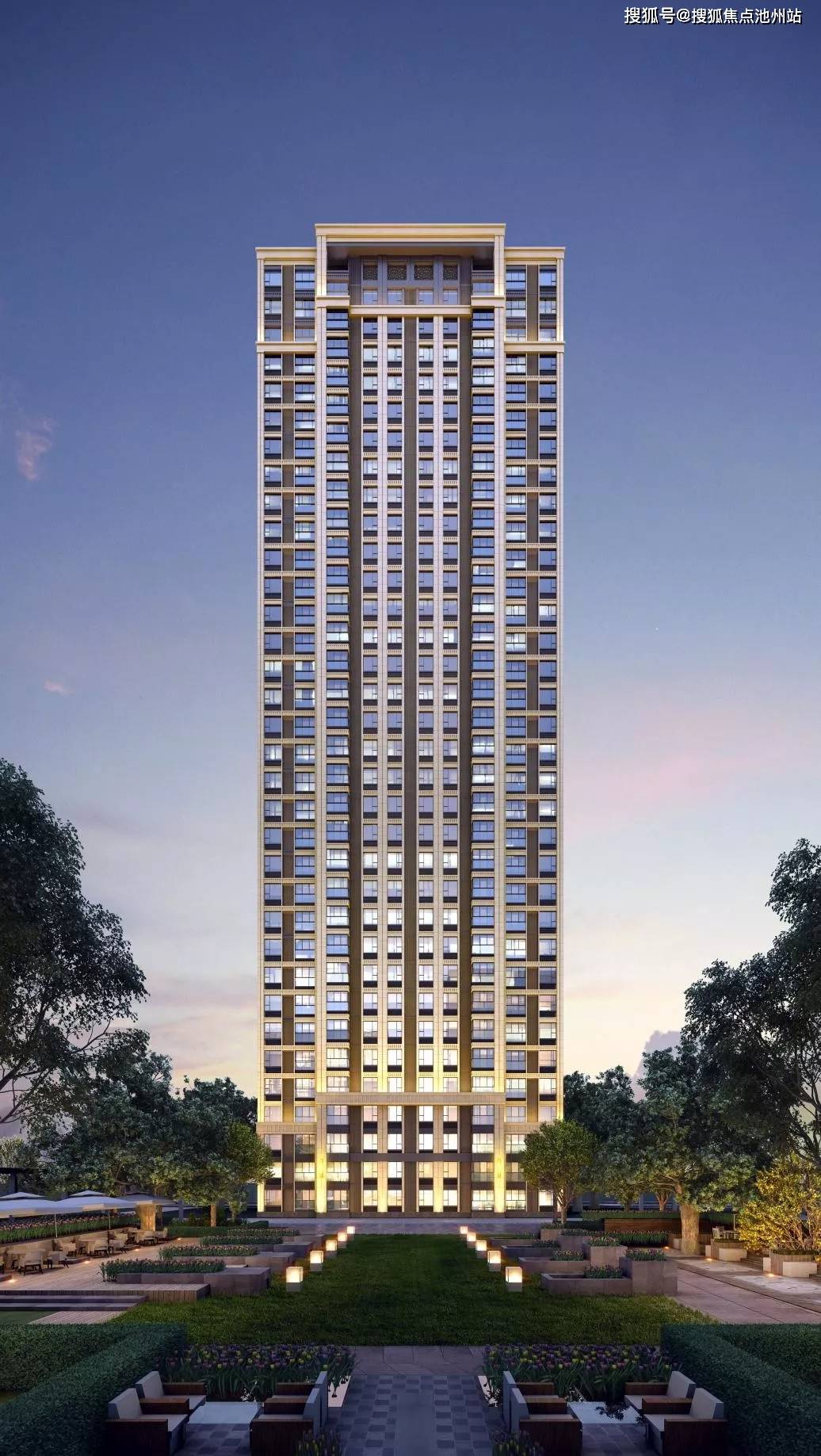 太仓锦著天逸花园·高层住宅建筑效果图