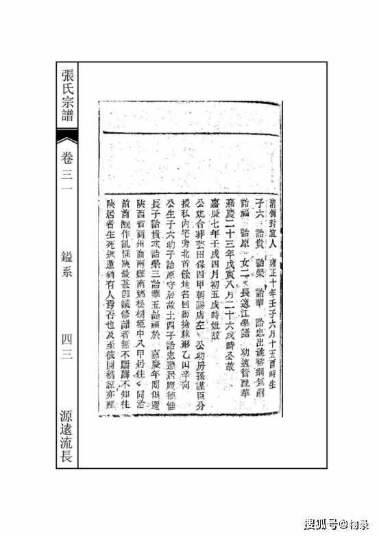 桐城云天张1931年张瑞伯主修《张氏宗谱》简介