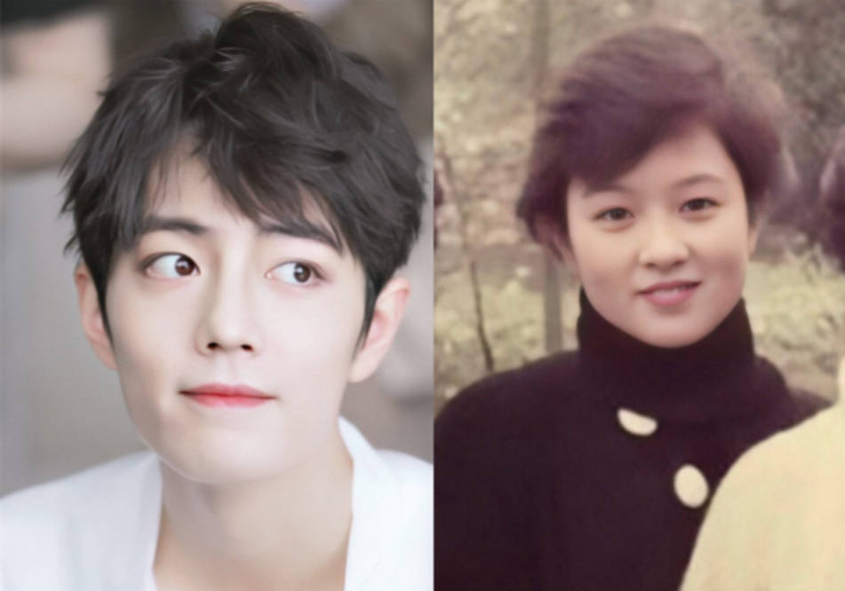 原创男明星妈妈年轻都有多美肖战妈妈像女明星许凯妈妈世纪美人