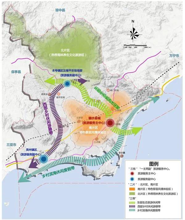 为了改变陵水县旅游发展被东环高铁,海南环岛高速公路空间阻隔的态势