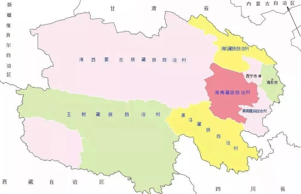 原创青海省的区划调整23个省之一青海省为何有8个市和州