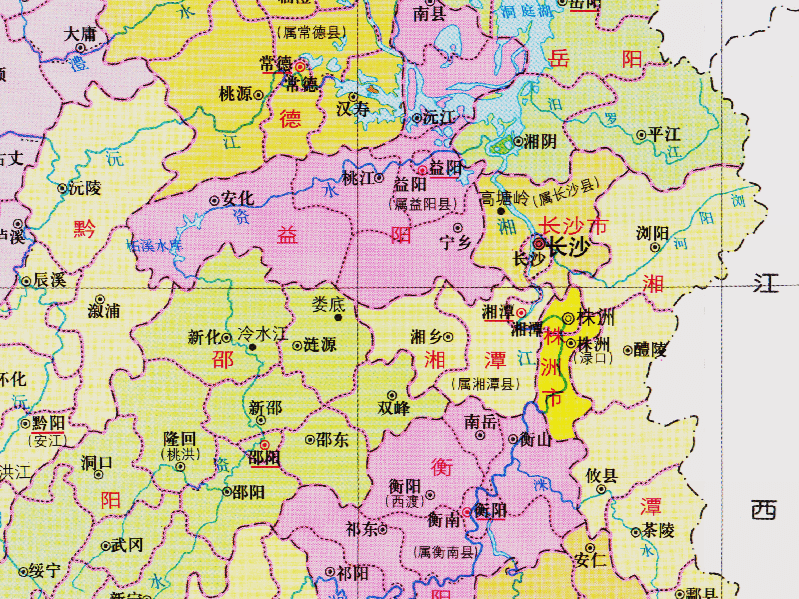 原创湖南省的区划调整,13个地级市之一,株洲市为何有9个区县?