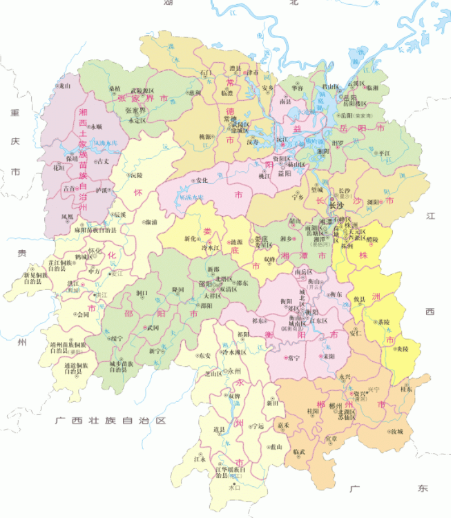 原创湖南省的区划调整,13个地级市之一,株洲市为何有9个区县?