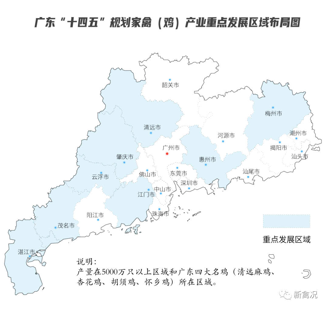 广东"十四五规划"区域布局图