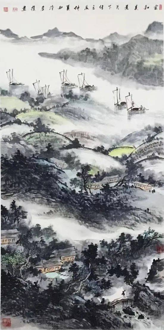 以画说话黄宾虹传承弟子陈君复中国画鉴赏