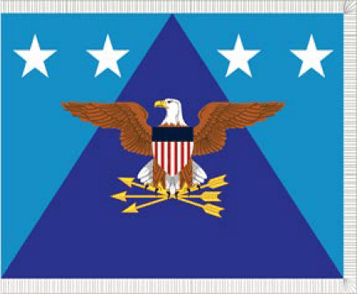图解美国国防部的几种军旗