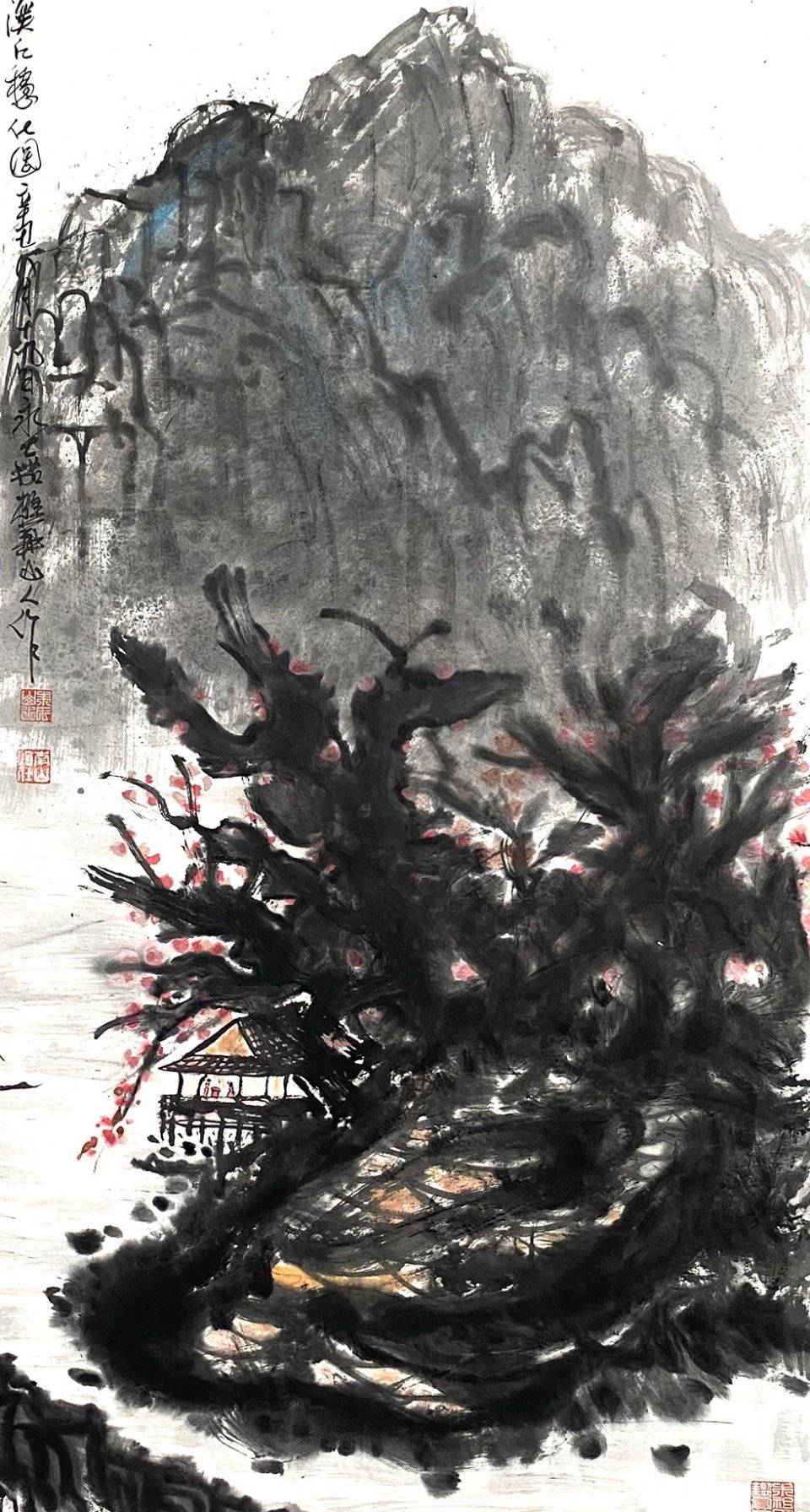 精研古法,博择新知|国画家,画鹰大家,指墨画大家朱祖国作品大赏