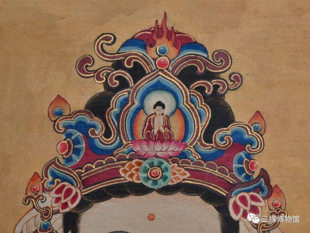 珍贵文化遗产——张大千临摹敦煌壁画《水月观音》