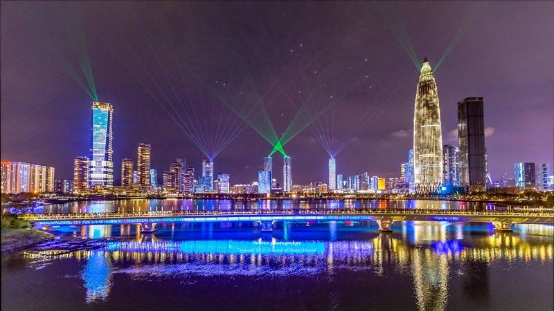 广州深圳暂停国庆灯光秀带你回顾各地绚彩夜景