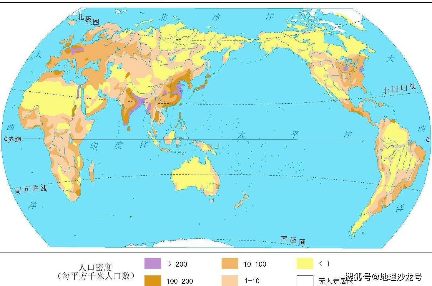 世界人口分布图科学家通过对于全球169个国家发生的913次大洪水灾害