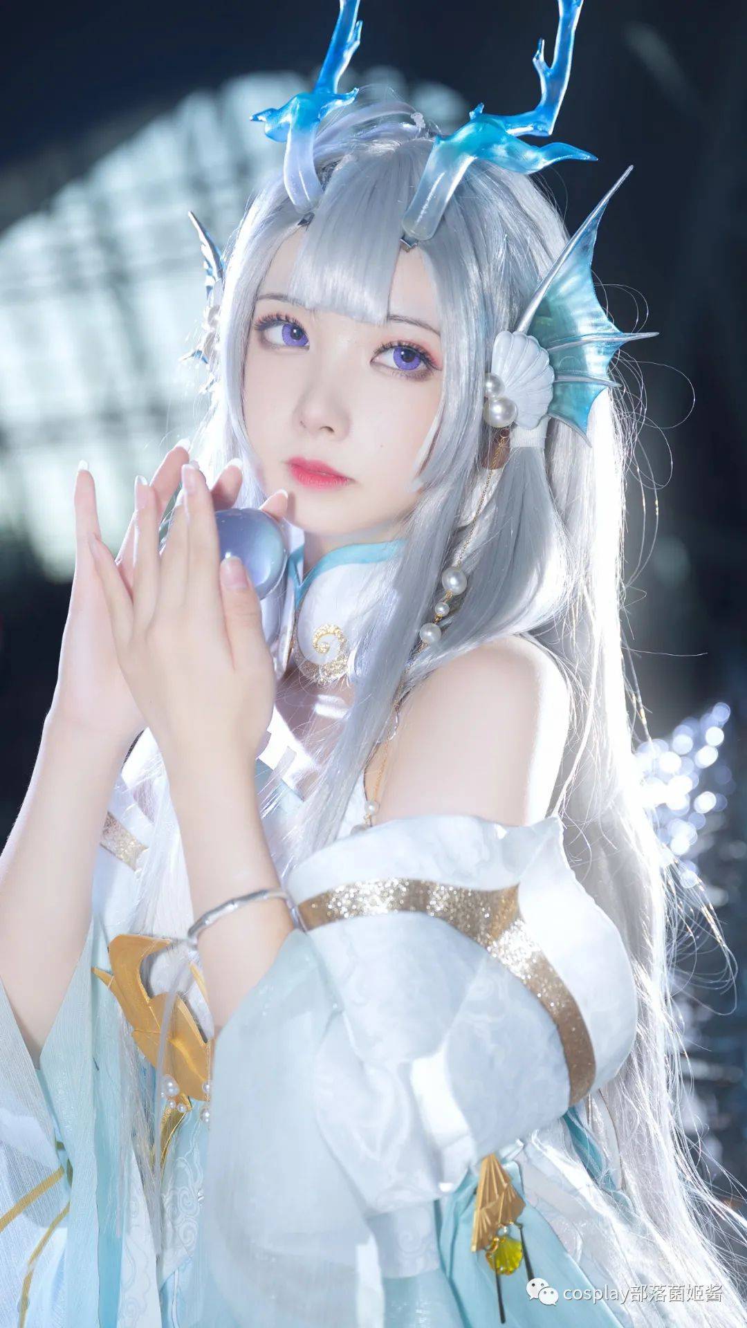 cos:王者荣耀西施游龙清影cos正片@花雪