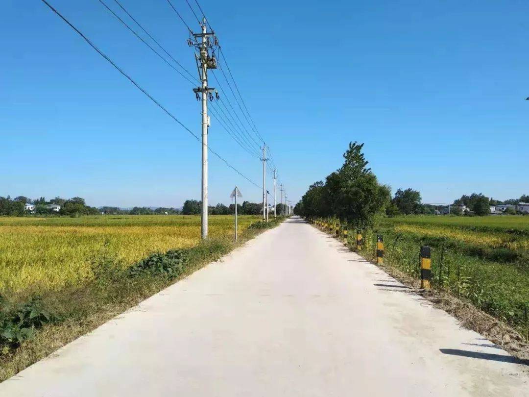 修好了路既方便了农村与城市之间沟通联系,更能就此打通致富道路,让