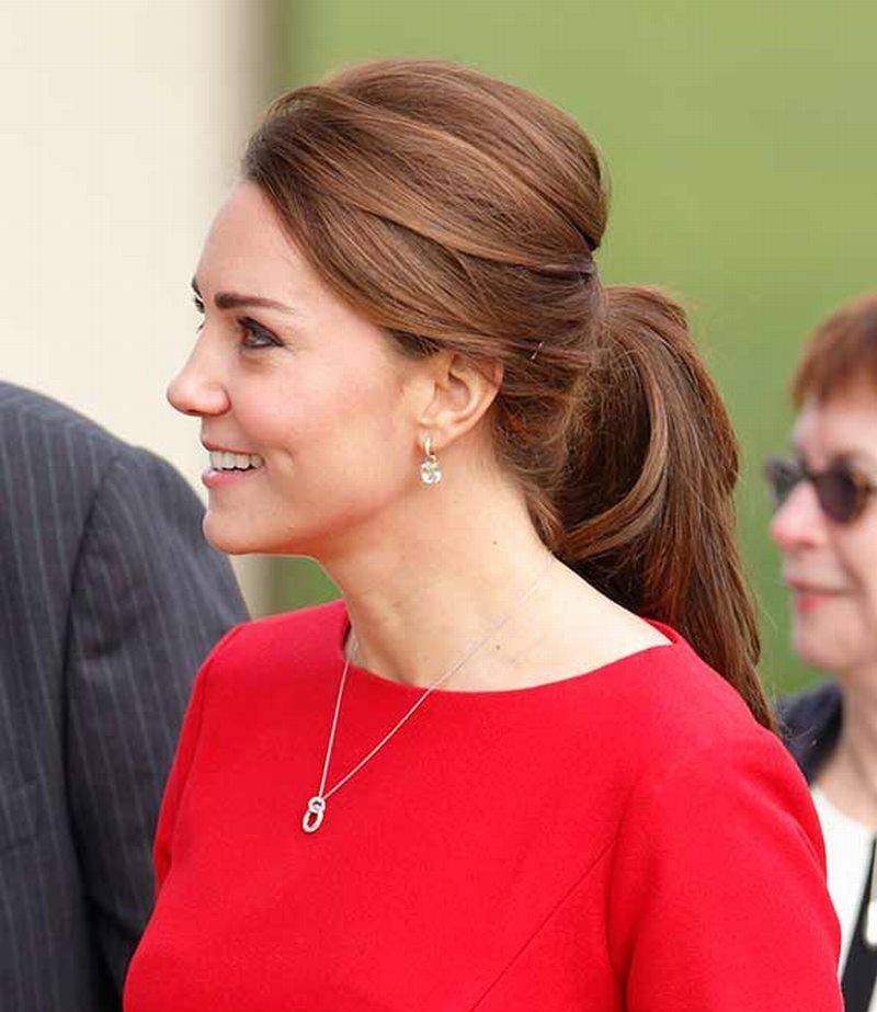 凯特王妃换个发型像变了个人,调整了下"发线"位置,更美了