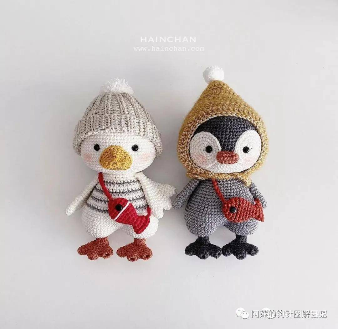 【创意手工】钩织小企鹅教程