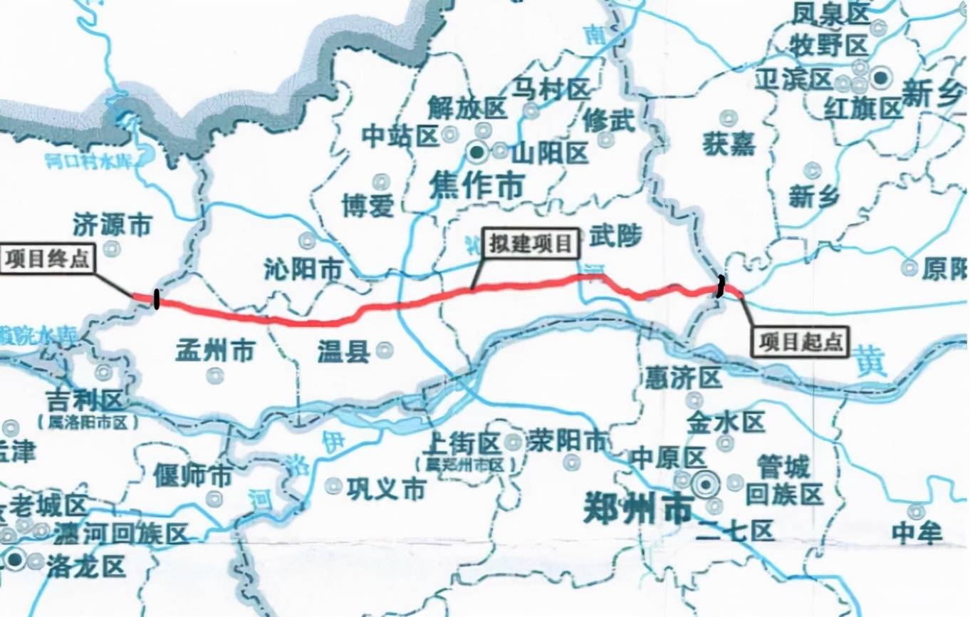 河南建一条高速公路,全长约100公里,受益最大的将是焦作百姓