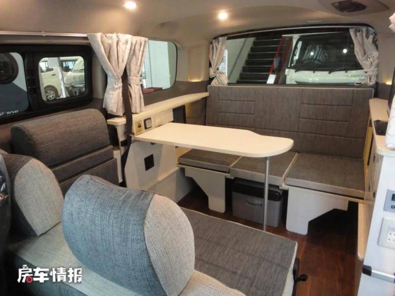 新款日产nv200露营车,能住4人车尾还带小客厅,定价20?