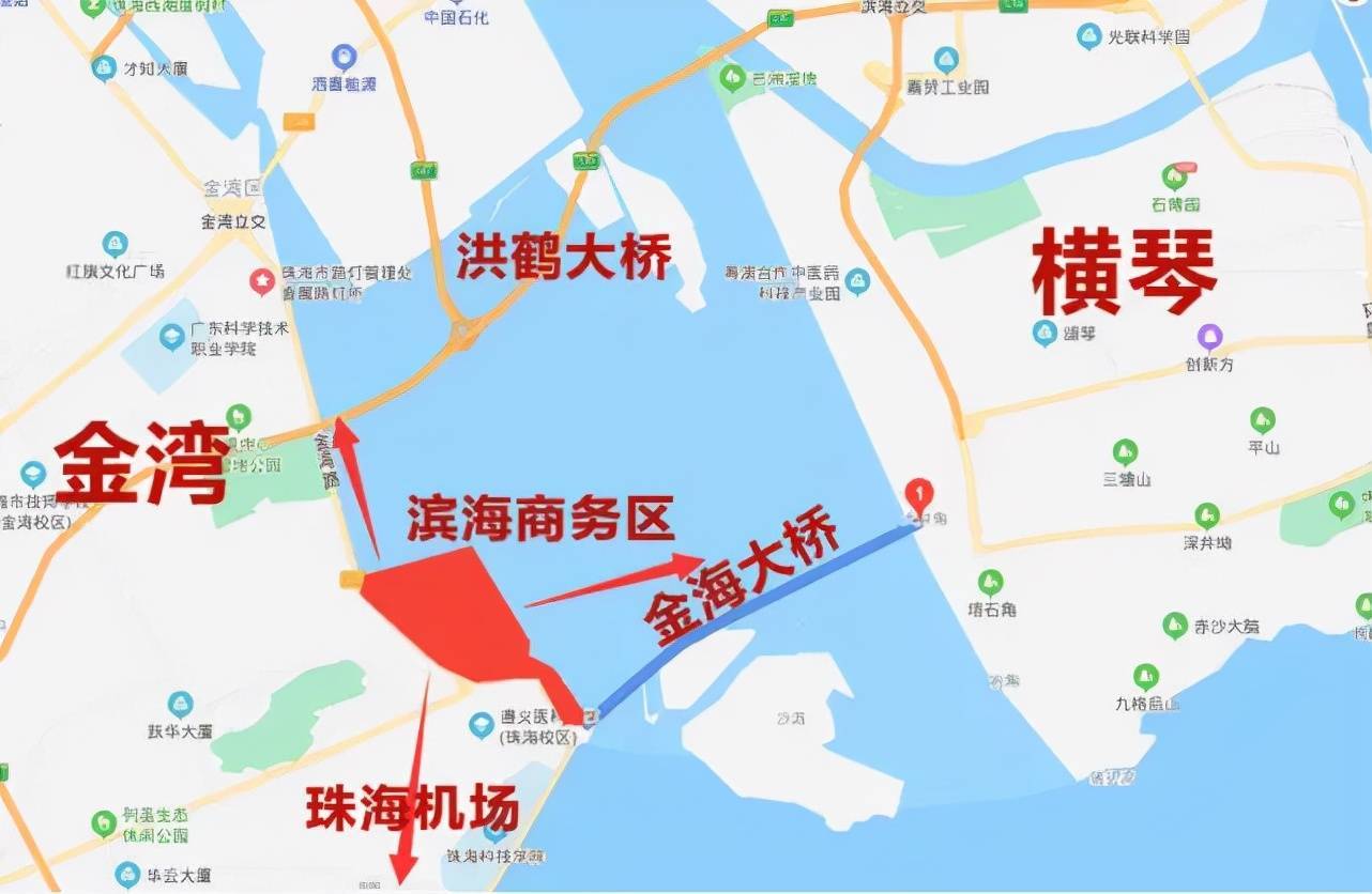 要想深入了解滨海商务区,就不得不提 金海大桥.