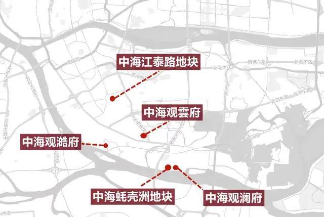 在把江泰路地块与蚝壳洲地块收入囊中后,中海在海珠的布局,已五子生辉