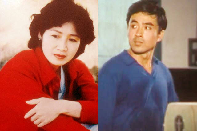 年轻的曹翠芬和谭天谦 1960年,16岁的曹翠芬考入北京电影学院表演系