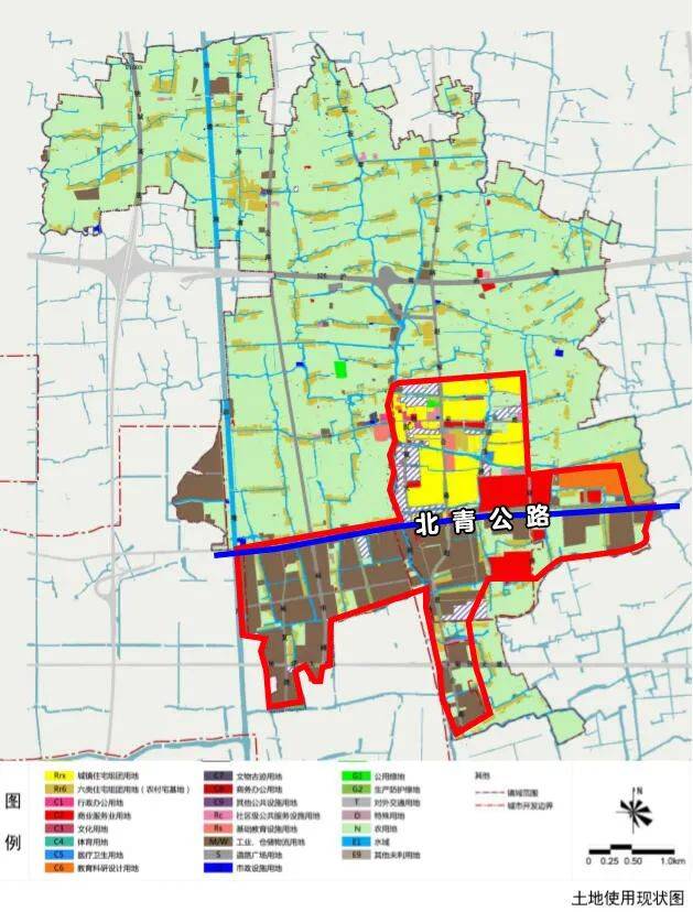 根据青浦区重固镇国土空间总体规划(2017-2035 内容来看,重固也与它