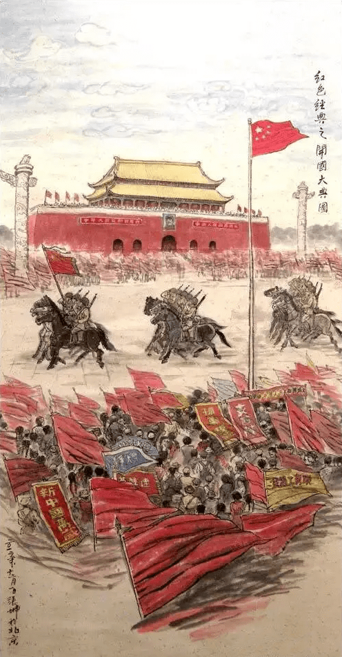 "红色经典"绘画作品 记录党的奋斗历史(二)