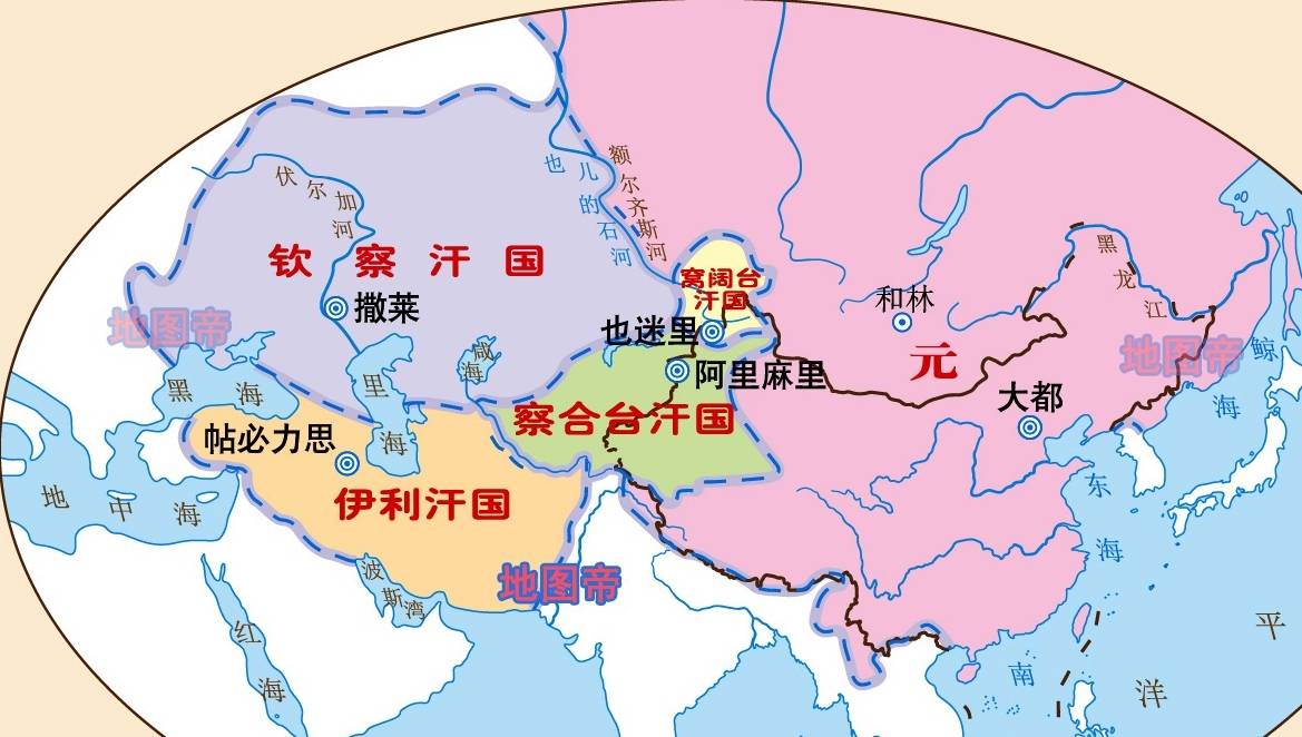 蒙古帝国三次西征最远打到哪里