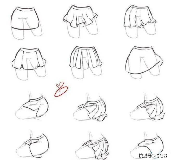 日系jk制服绘制教程_服装_衣服_动漫