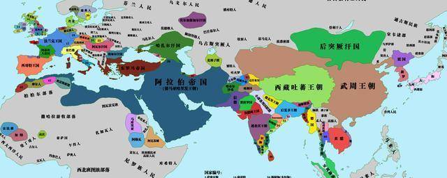 世界5000年的历史地图看看中国曾经多少次成为面积最大的国家