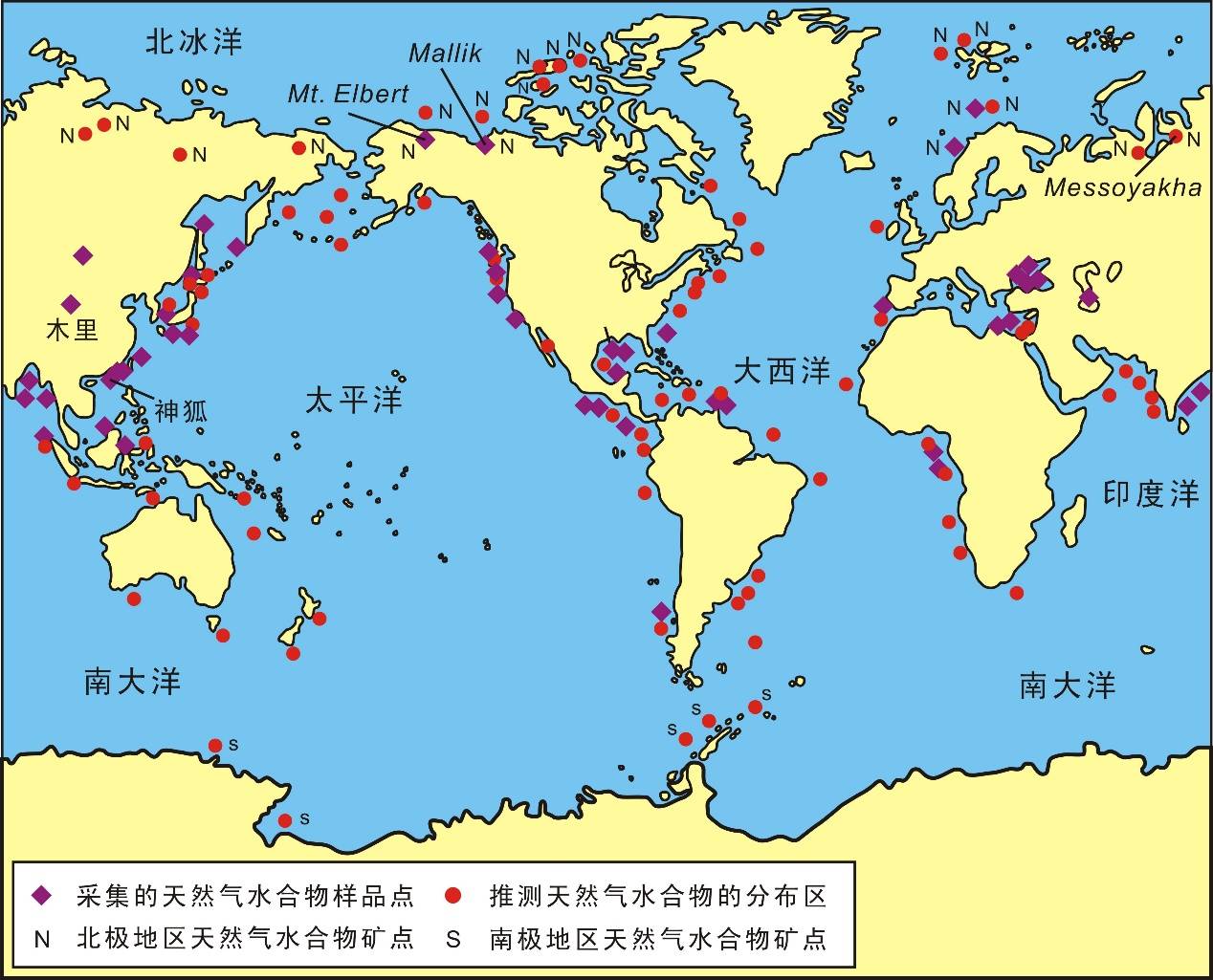 世界上的可燃冰都分布在哪里呢?