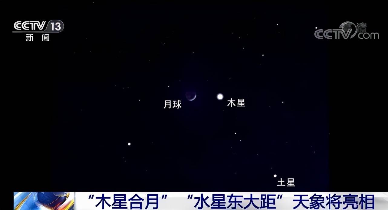 木星合月水星东大距天象将亮相值得期待