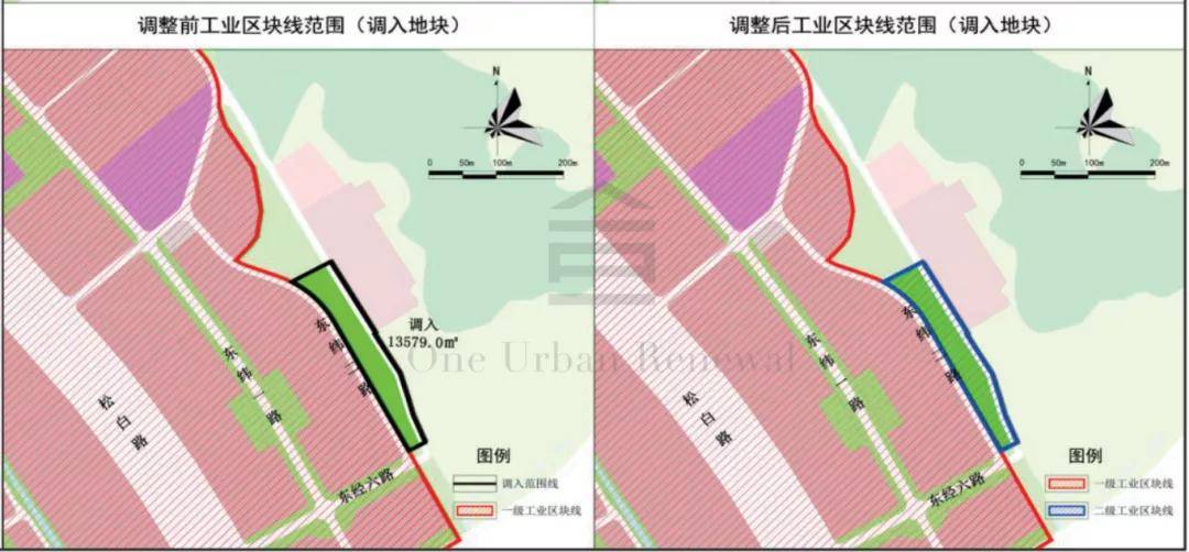 调入地块位于西丽街道白芒社区百旺信工业园东纬二路与东经六路交叉口