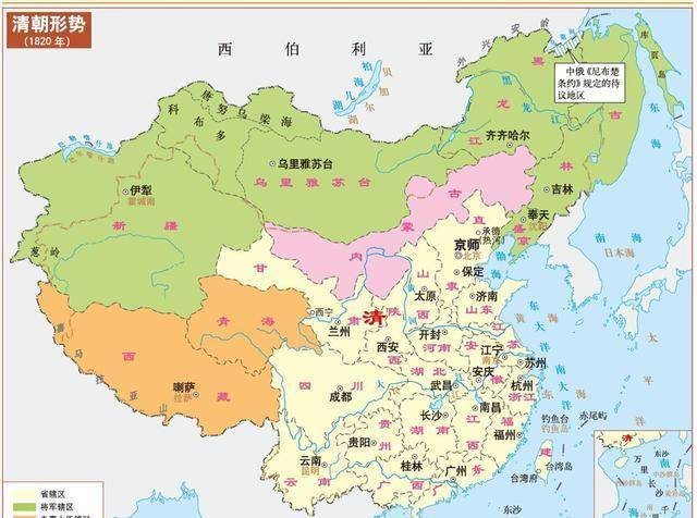 中国历代客观的版图一览:明朝的新地图值得欣赏_西域