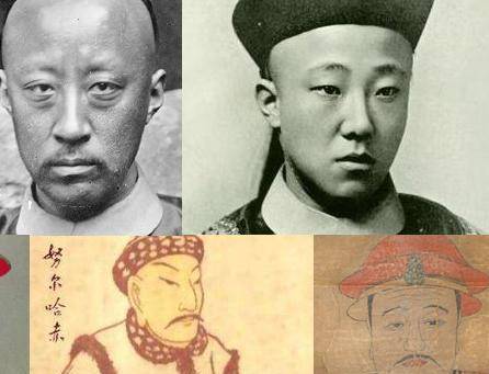 明显可以看出和汉族的不同来满族网友再看看右边这小伙,颇似努尔哈赤
