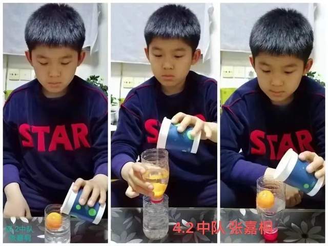 科学实验是助力科学研究的重要手段,在科学老师的指导下,队员们开始