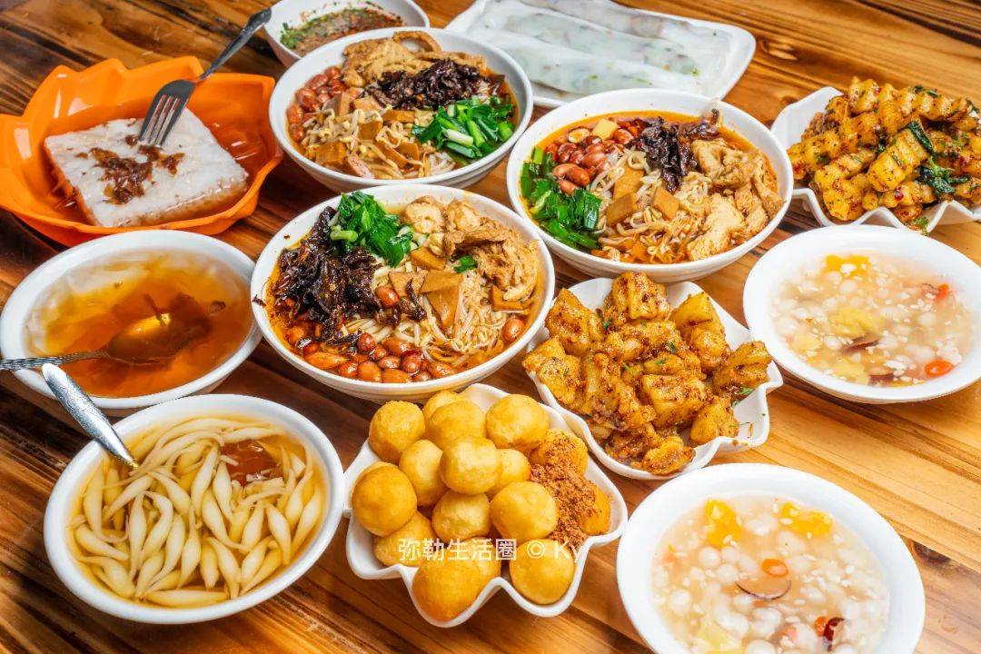 红河1934年开的传奇米线店,日卖上千碗,昆明人专门找着来吃_弥勒_素食