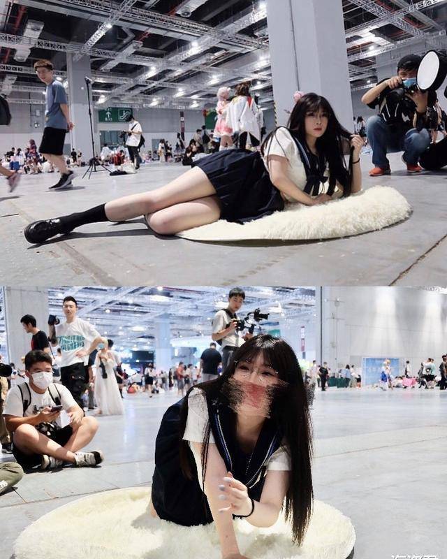 上海漫展一穿jk制服女子"拍照姿势"引争议,称:我穿了安全裤娱乐星资讯