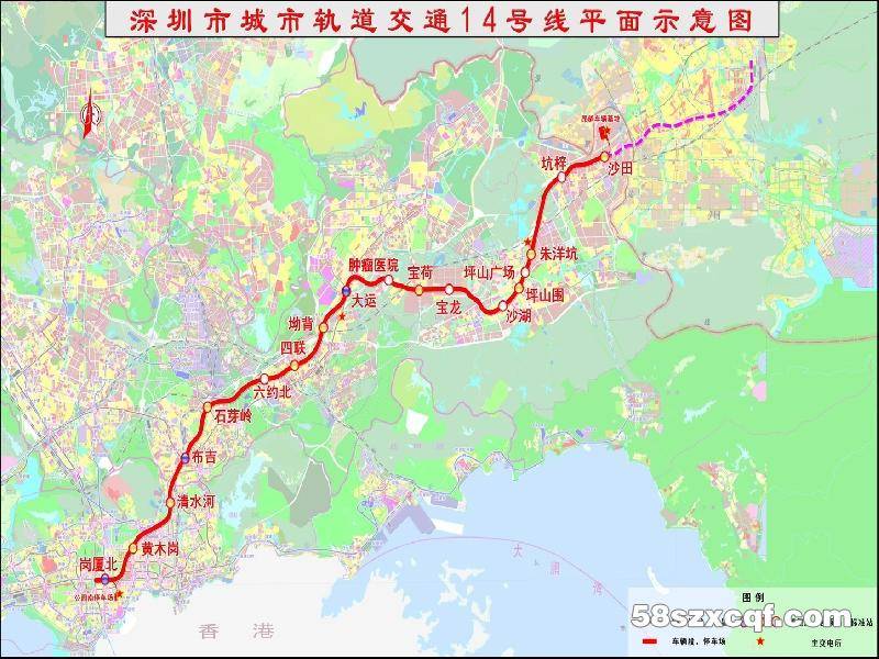 地铁31号线是连接坪山碧岭至龙岗龙城的地铁线路,将提升龙岗中心南北